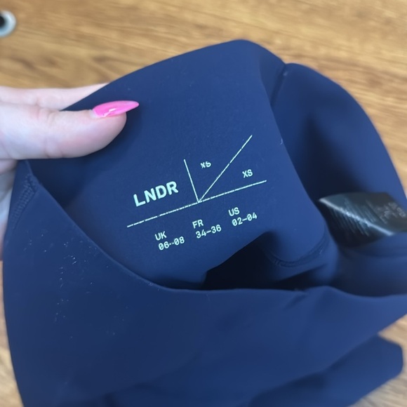 LNDR Navy Blue Biker Shorts Size XS - Picture 8 of 9